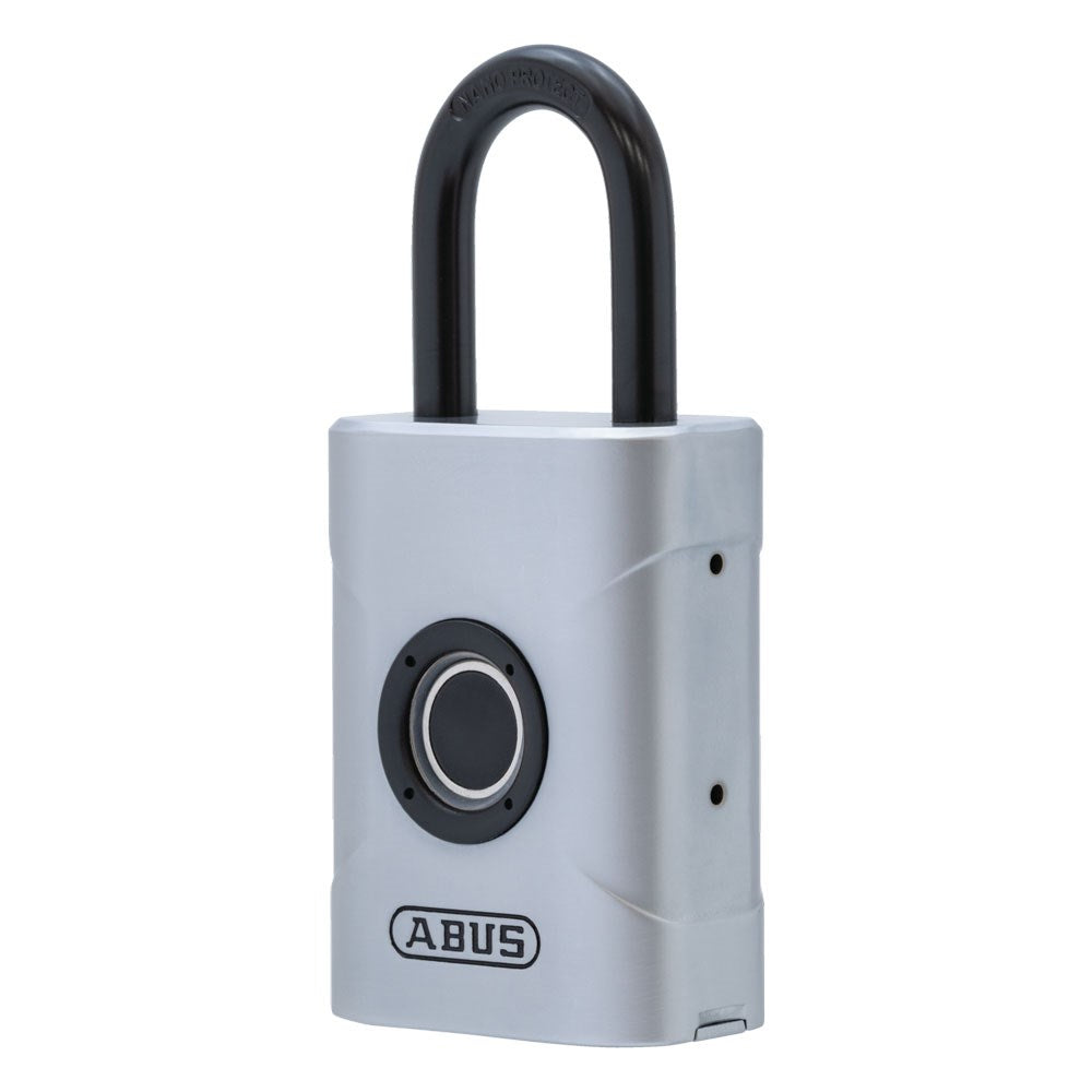 Padlock Touch Biometric Fingerprint Weather Resistant Silver - Abus 57/50