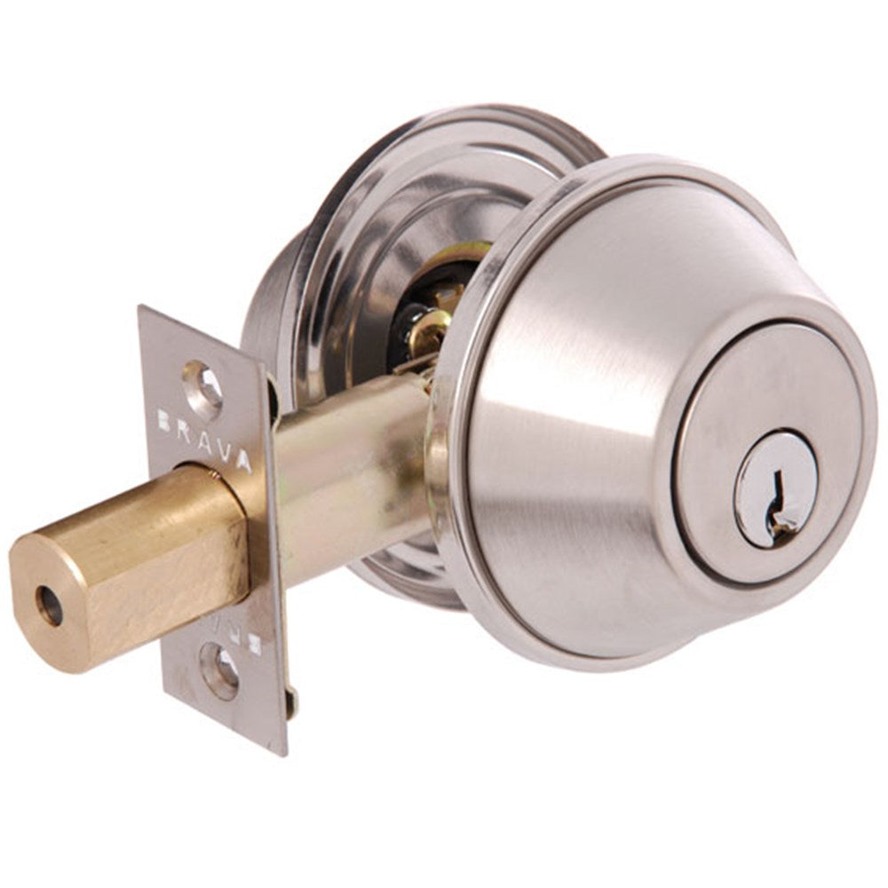 Brava Urban Deadbolt Double Cylinder D362SS Satin Stainless Steel