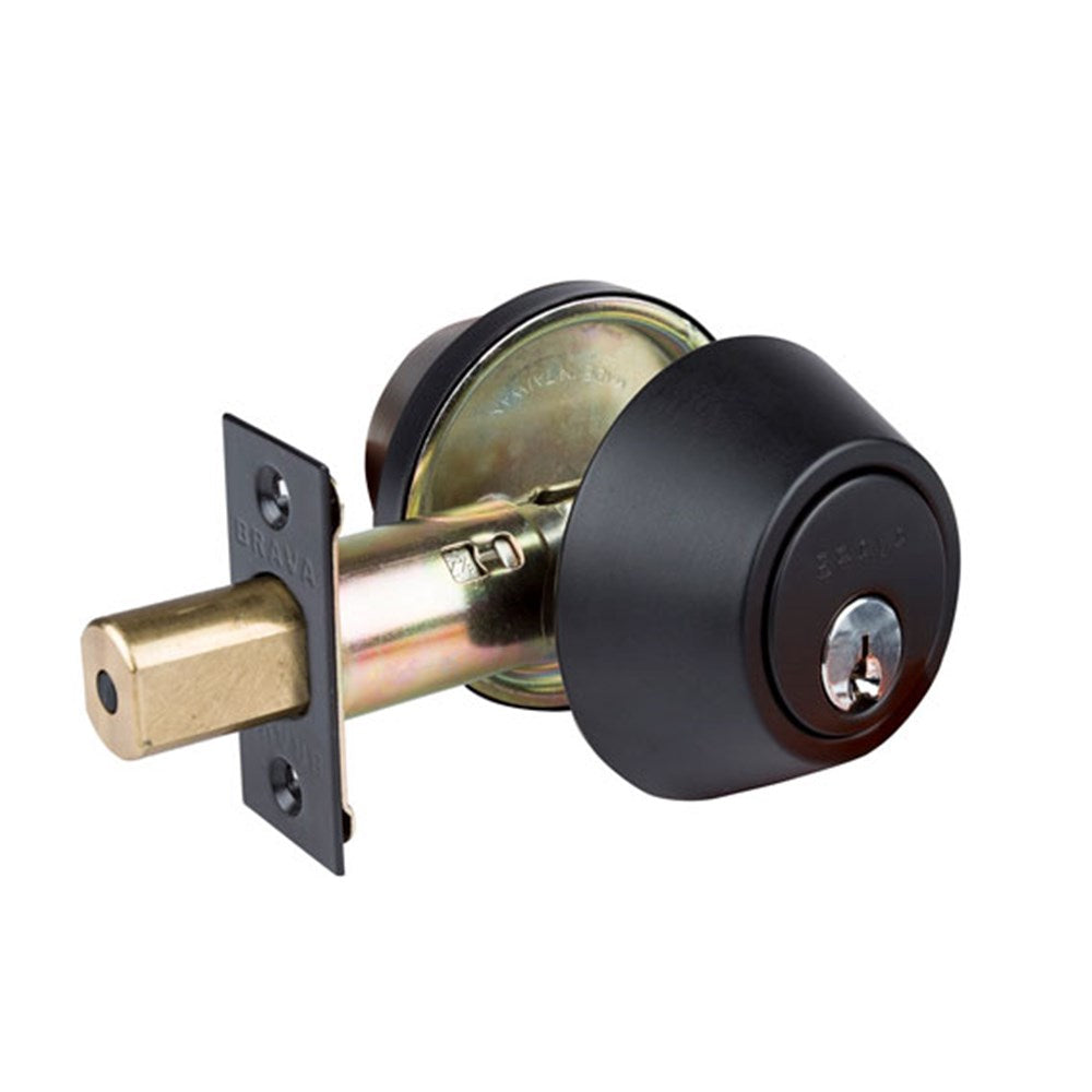 Brava Urban Deadbolt Double Cylinder D3X92 - Matt Black