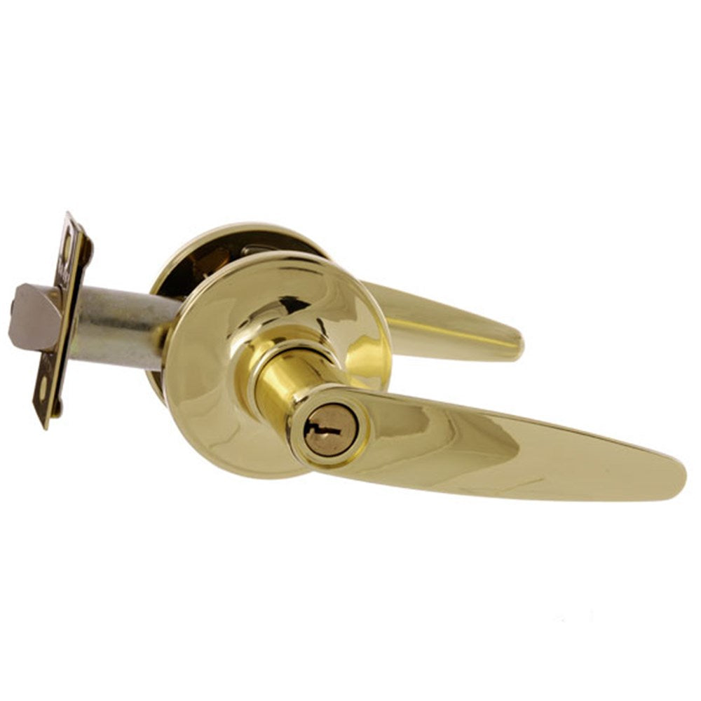 Brava Urban Leverset LH700 Polished Gold Door Lock